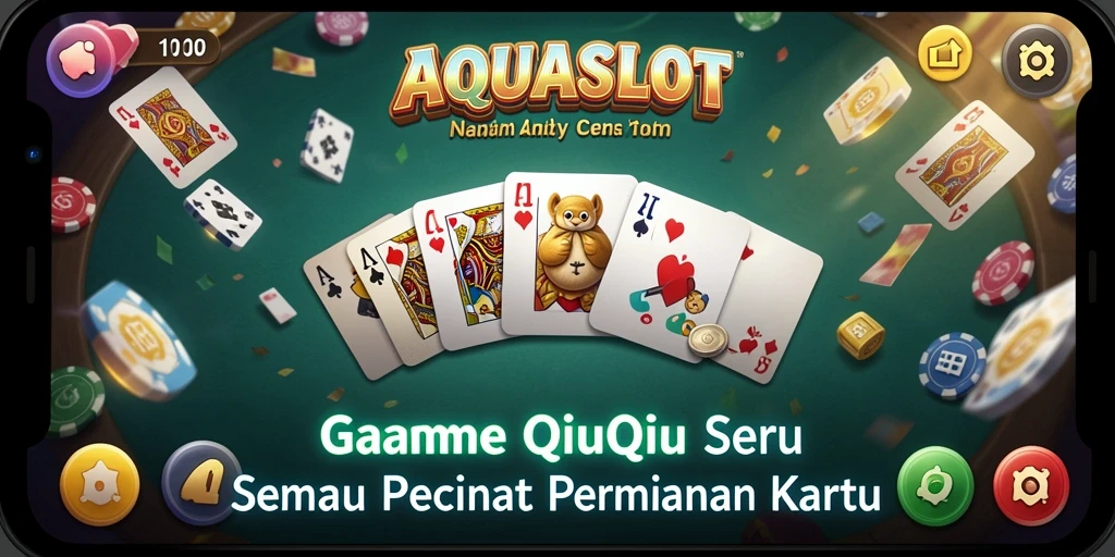 Gameplay seru dari AQUASLOT menampilkan aksi QiuQiu yang mendebarkan.