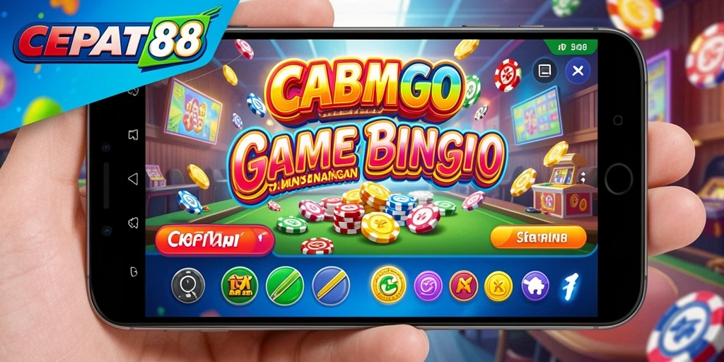 Gambaran gameplay seru di aplikasi Bingo CEPAT88.