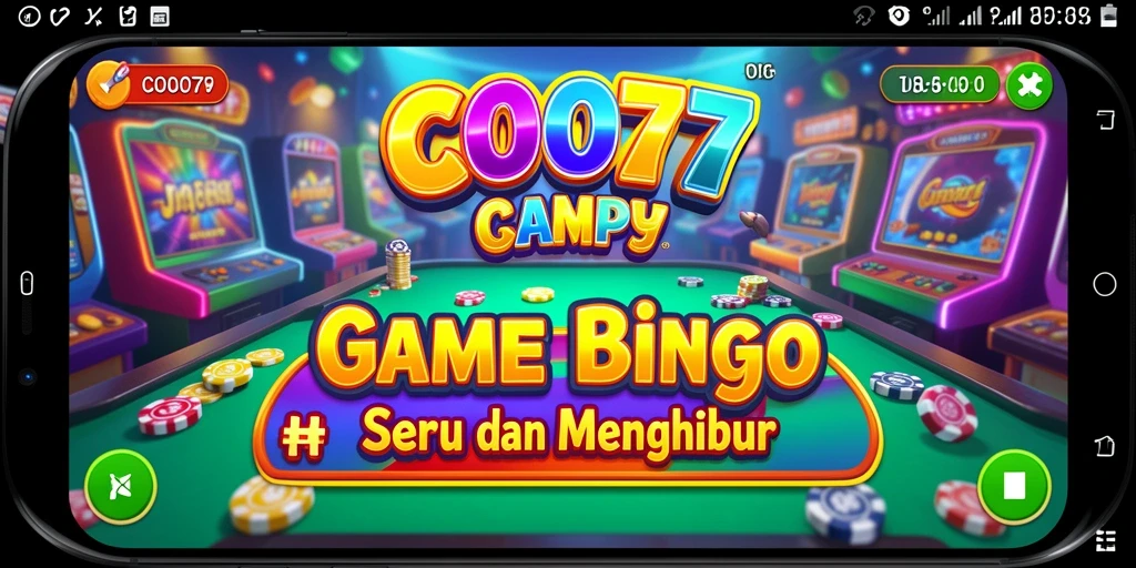 Screenshot gameplay <strong>COO77</strong> dengan tampilan Bingo yang dinamis.