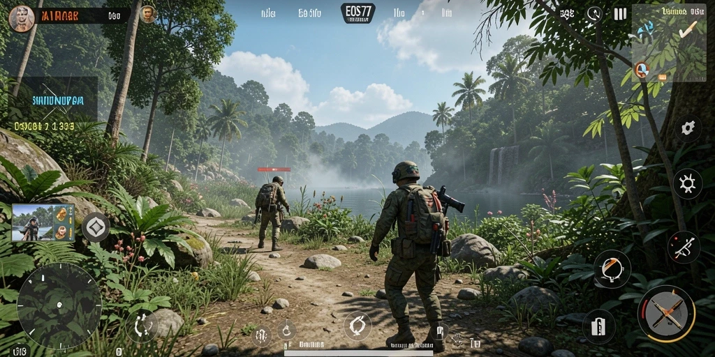 Gameplay menarik EOS77 dengan fitur simulasi kehidupan.