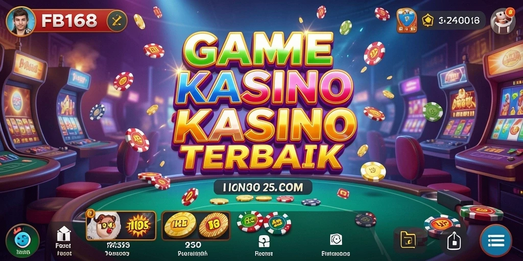 Tangkapan layar utama FB168 menampilkan gameplay Kasino yang seru dan interaktif.