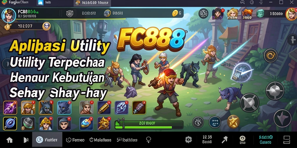 Screenshot utama FC888 menunjukkan fitur manajemen tugas yang intuitif.