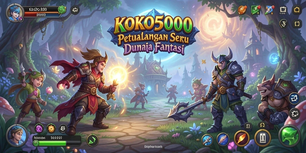 Tampilan gameplay KOKO5000 yang menampilkan aksi petualangan menarik.