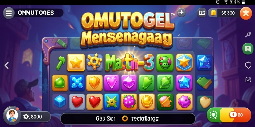 Tangkapan layar gameplay OMUTOGEL yang seru dan penuh warna.