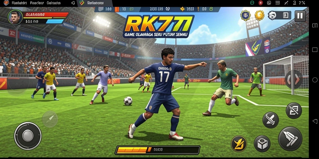Tampilan menarik dari gameplay RK77 dalam pertandingan olahraga