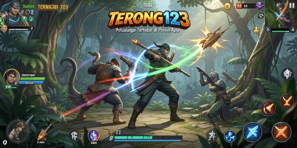Tampilan gameplay seru dari TERONG123, penuh aksi dan tantangan.