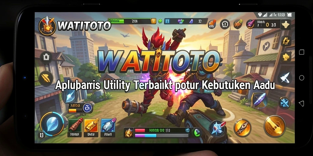 Screenshot utama WATITOTO menunjukkan tampilan antarmuka yang sederhana dan fungsional.